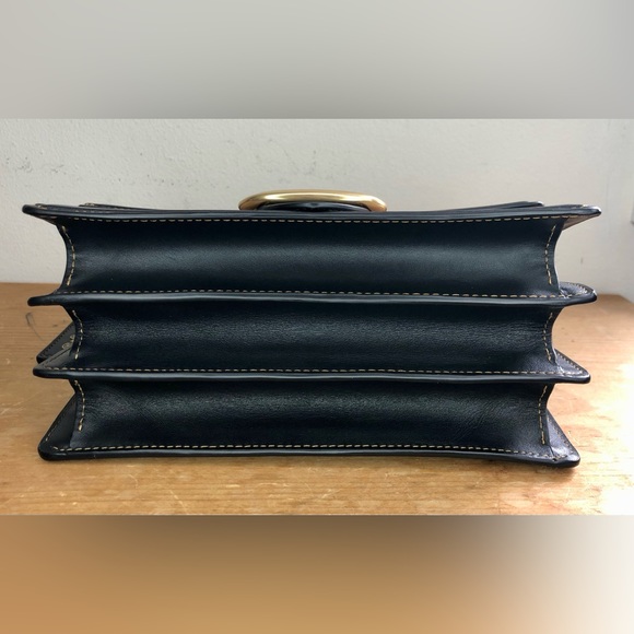 New Coach 1941 Riley Top Handle 22 In Signature Canvas Tan/Black - Picture 6 of 12